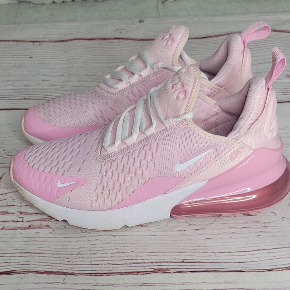 Nike Shoes - Nike Air Max 270 Pink And White Sneakers Size 8.5